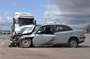 truck and car accident