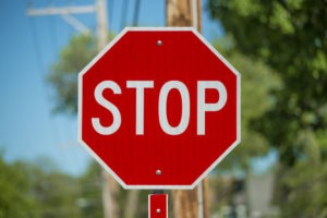 long island ny car accident lawyer passing through a stop sign